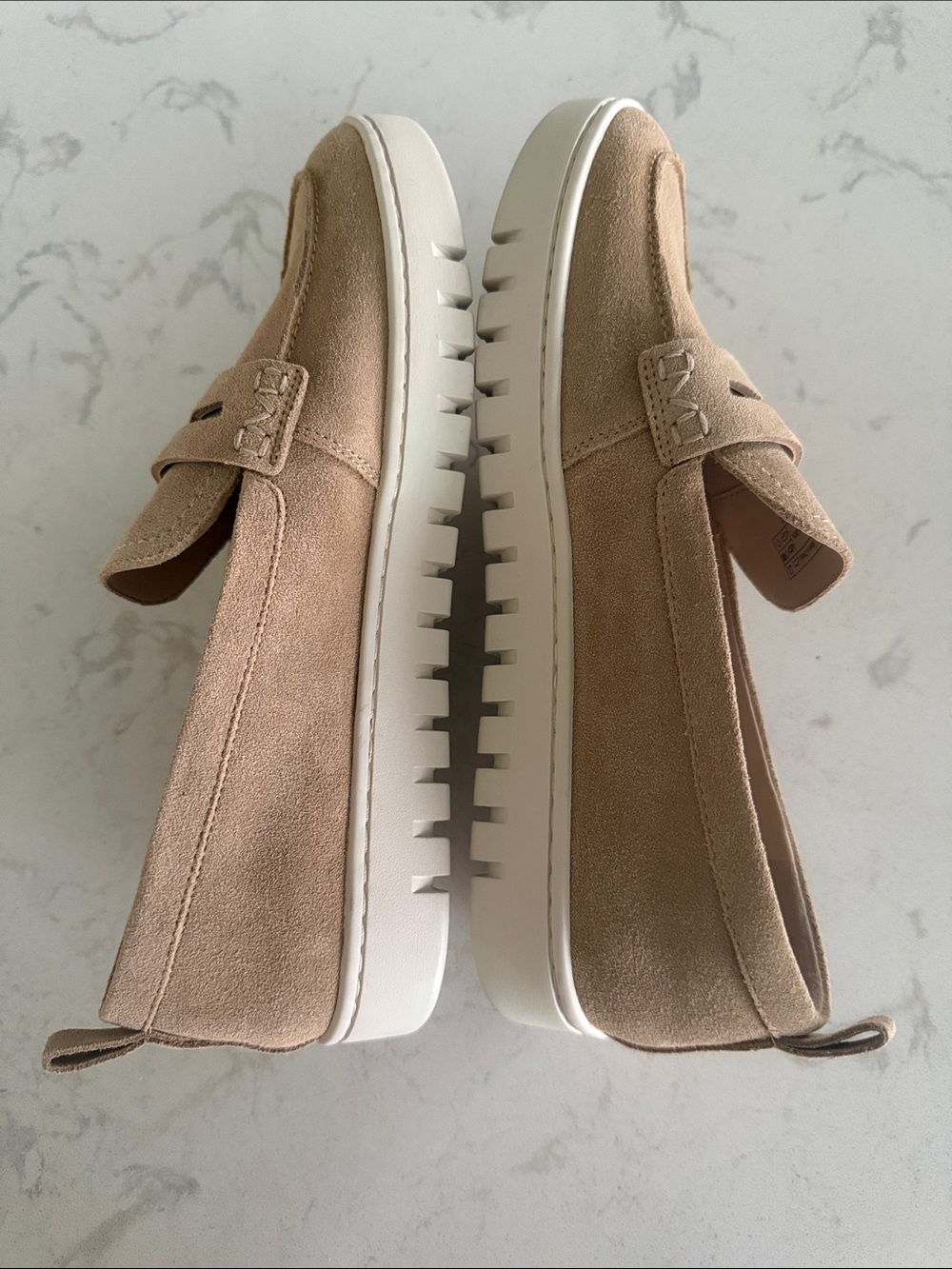 Vionic Uptown Sand Suede Penny Loafer - Size 10 - Picture 8 of 12